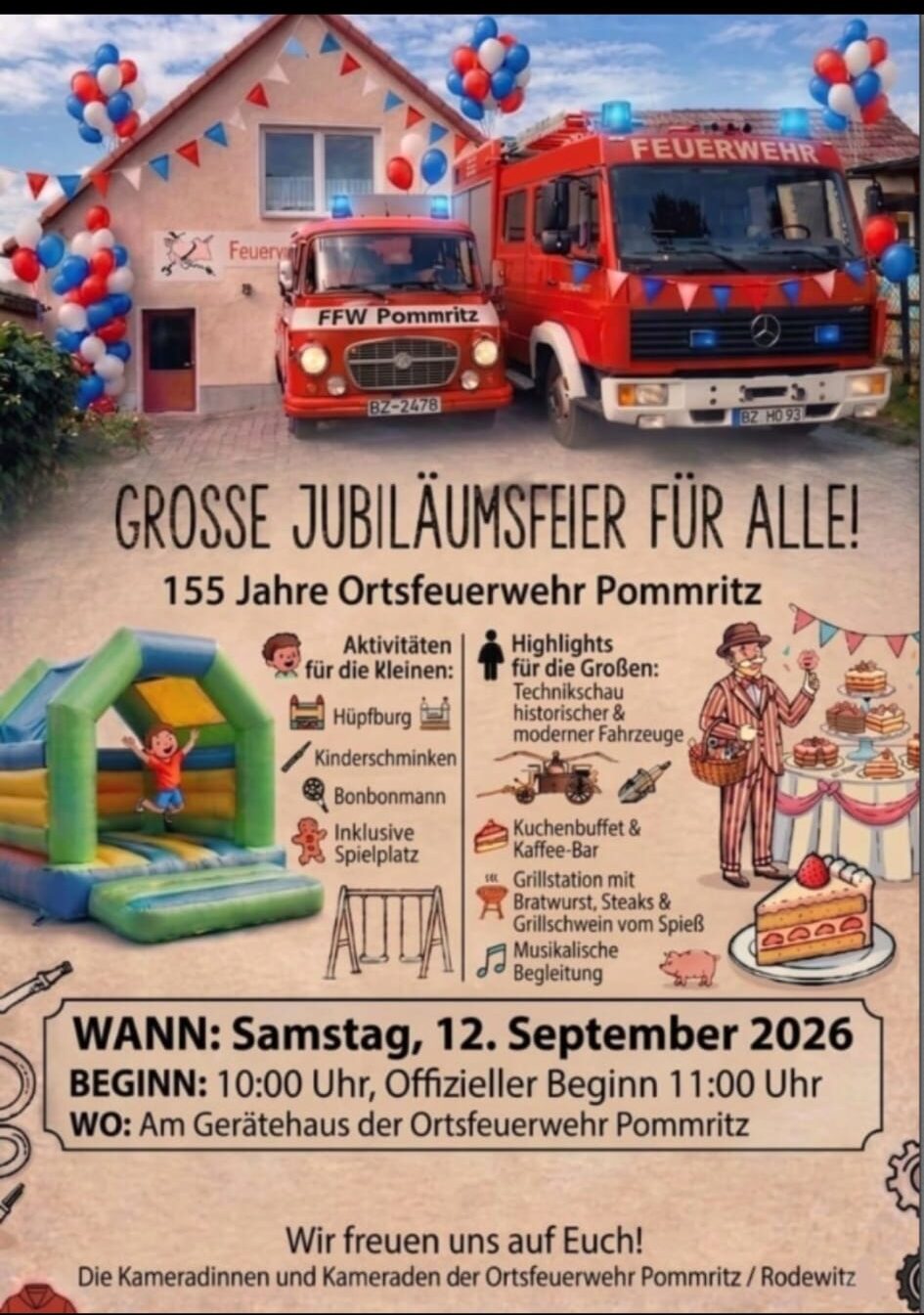 155. Jahre Ortsfeuerwehr Pommritz